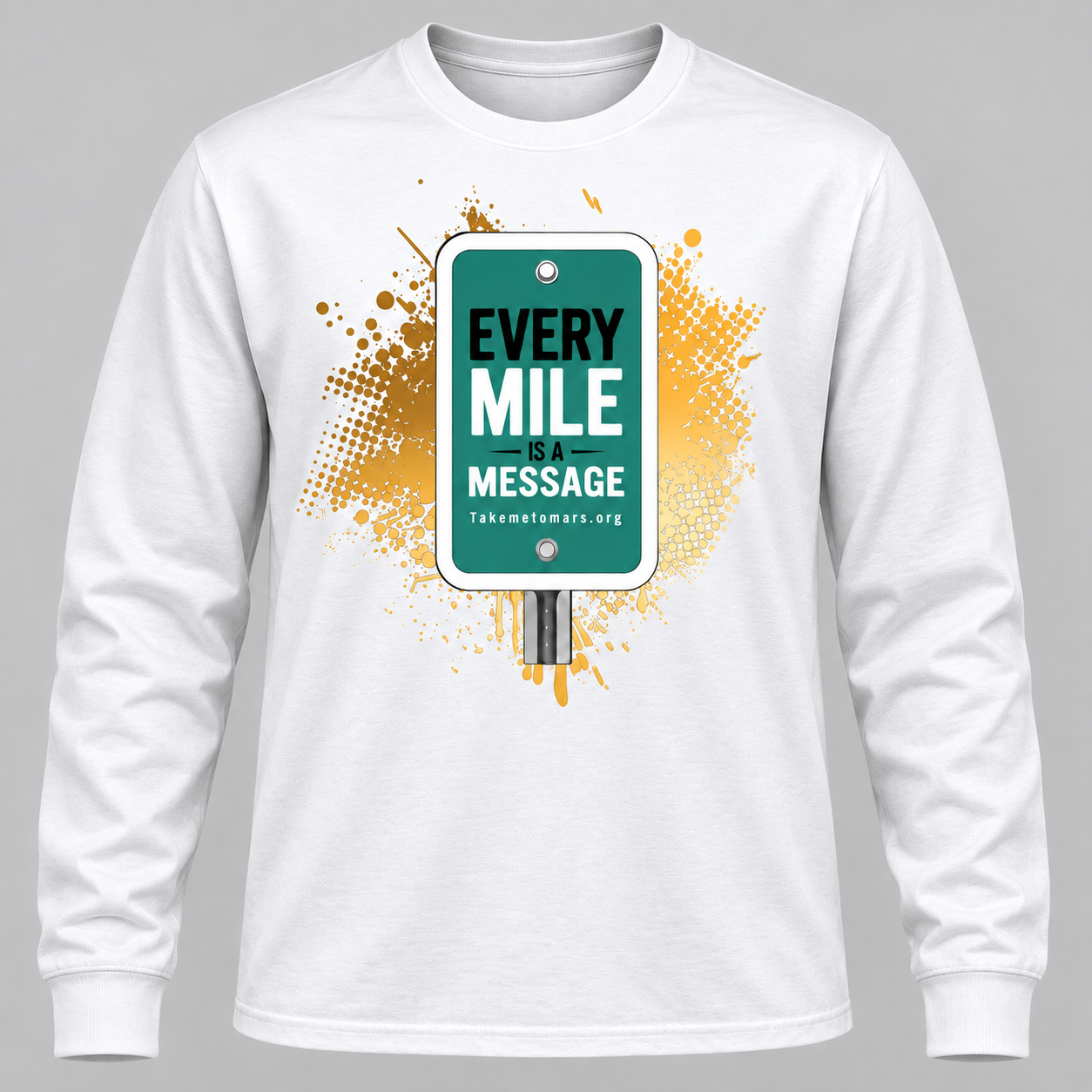 Every Mile Is a Message™ Long-Sleeve Shirt - Image 2